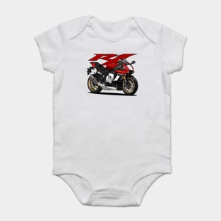 Yamaha YZF R1 Red Bike Baby Bodysuit